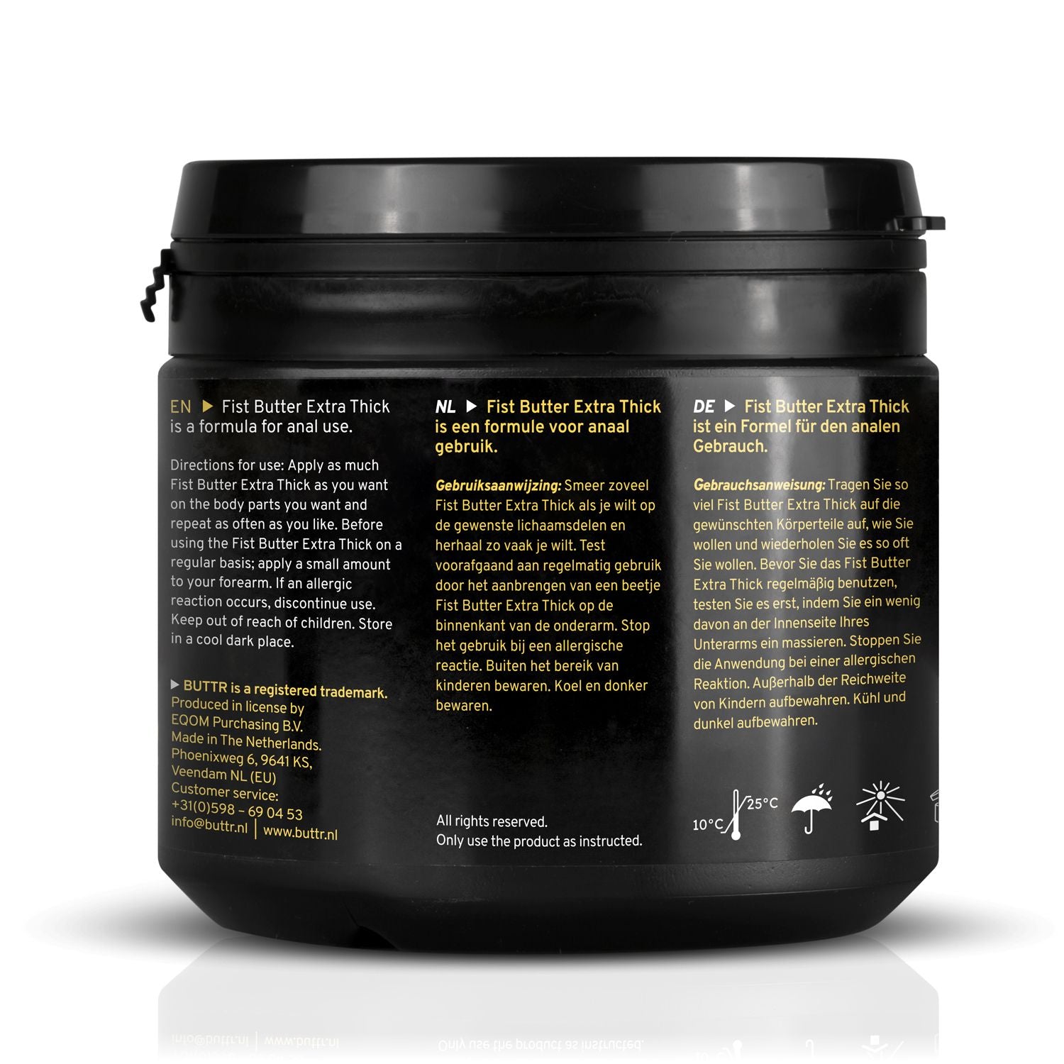Lubrifiant Huile Buttr Fist Gel 500ml