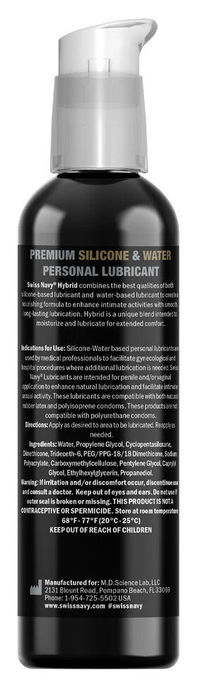 Lubrifiant hybride Swiss Navy Hybrid 59ml