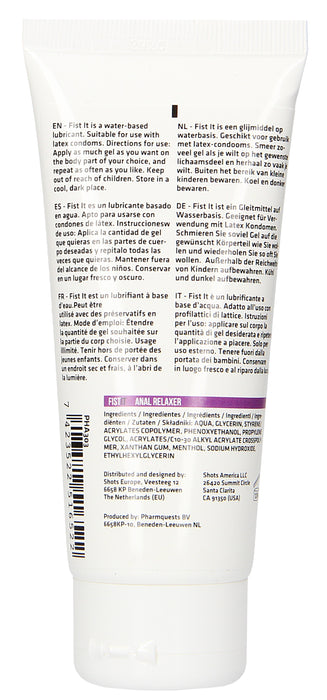 Lubrifiant relaxant Fist It Anal Relaxer 100mL