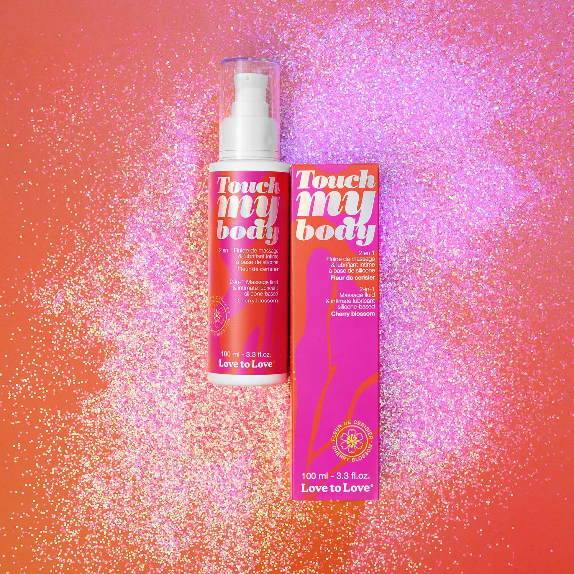Lubrifiant Silicone TOUCH MY BODY Fleur de Cerisier 100ml