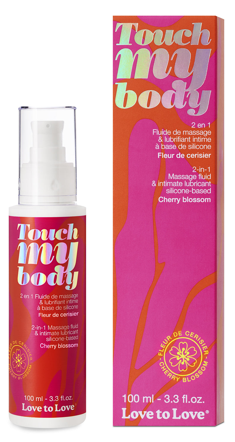 Lubrifiant Silicone TOUCH MY BODY Fleur de Cerisier 100ml