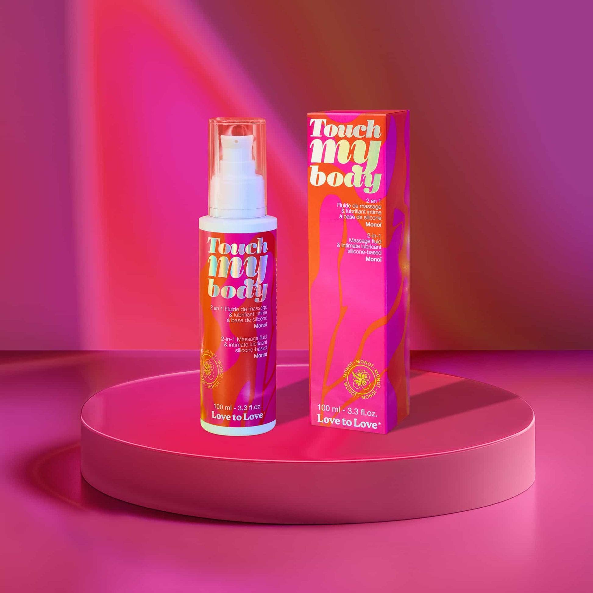 Lubrifiant Silicone Touche My Body Monoï 100ml