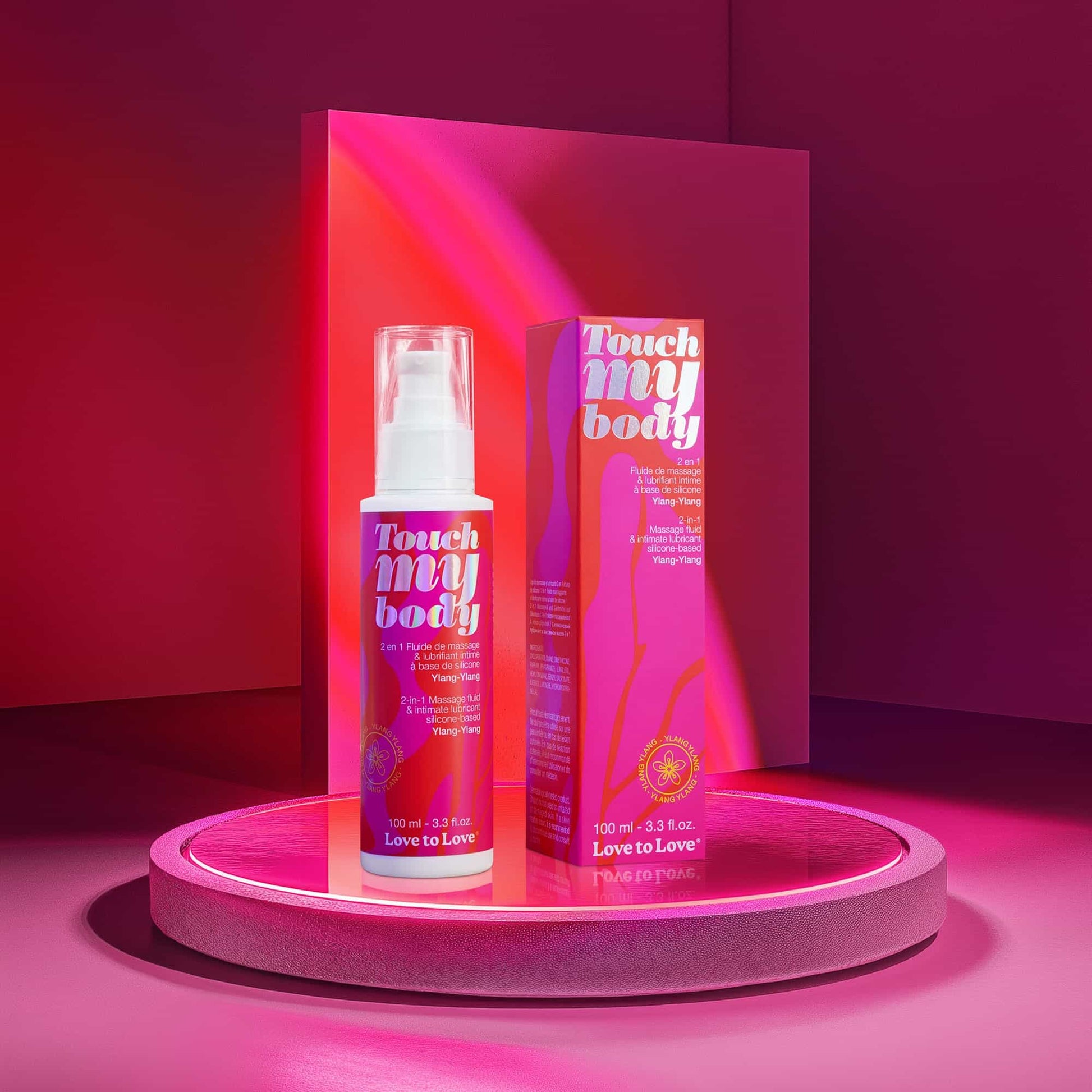 Lubrifiant Silicone Touche My Body Ylang-Ylang 100ml