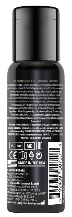 Lubrifiant Swiss Navy Hybrid 29.5ml