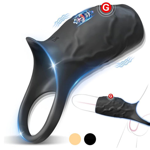 Manchon vibrant Extivibe 9 x 4.5 cm Noir
