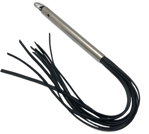 Martinet 12 brins en cuir - Manche Alu - 53cm