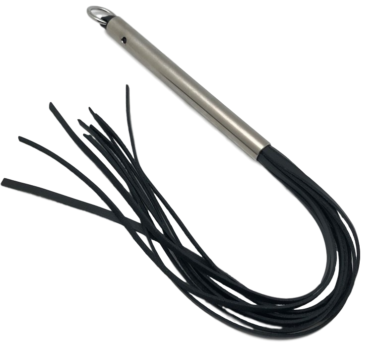 Martinet 12 brins en cuir - Manche Alu - 53cm