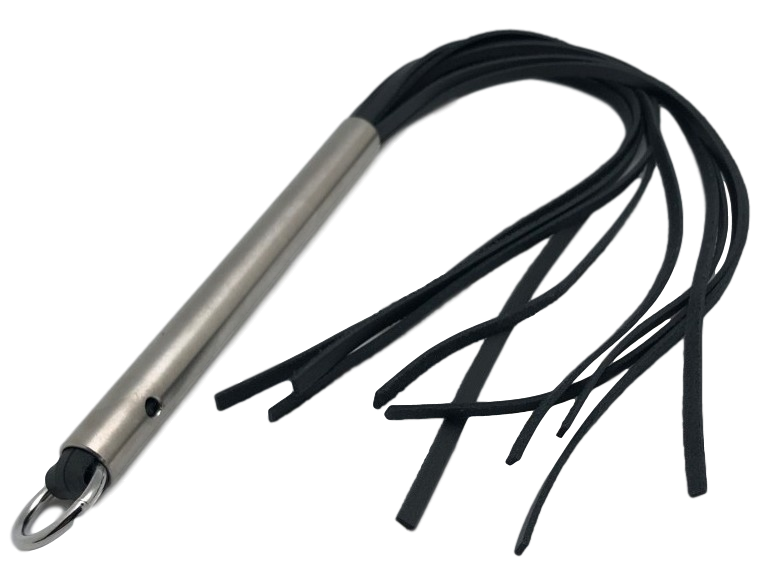 Martinet 12 brins en cuir - Manche Alu - 53cm