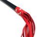 MARTINET BRINS EN CUIR ROUGE - 78cm - MANCHE EN BOIS