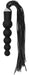 Martinet-Gode Black Whip Beads 15 x 4 cm