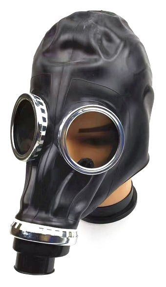 Masque à gaz BDSM avec Filtre BREATH GAME Noir