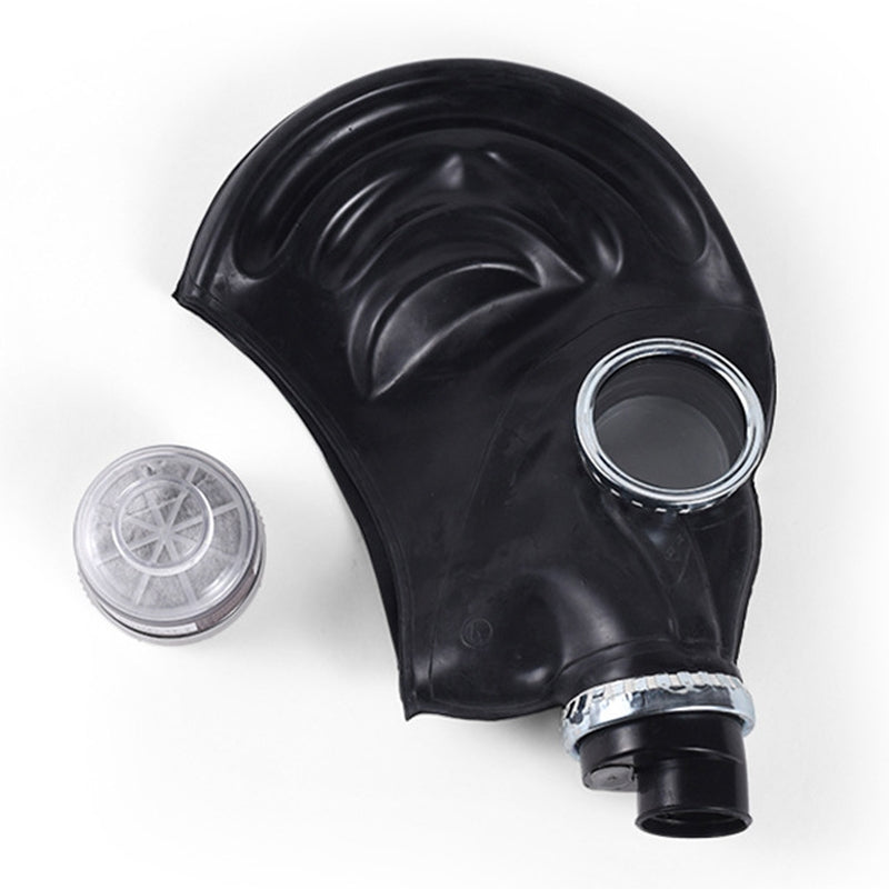 Masque à gaz BDSM avec Filtre BREATH GAME Noir
