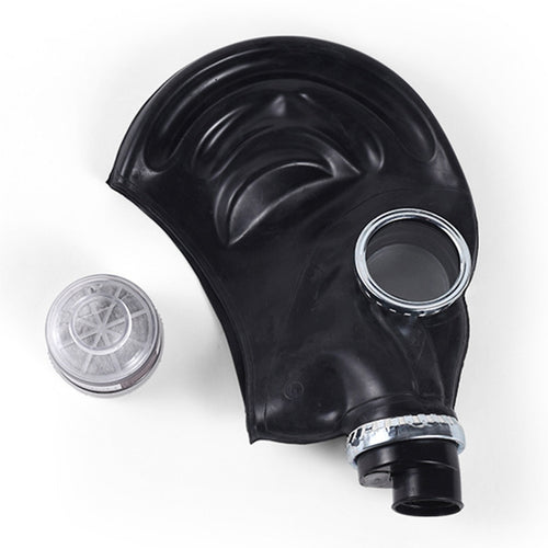 Masque à gaz BDSM avec Filtre BREATH GAME Noir