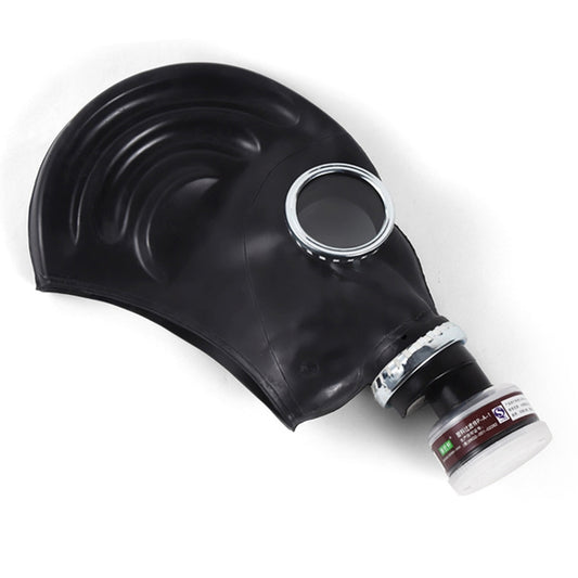 Masque à gaz BDSM avec Filtre BREATH GAME Noir