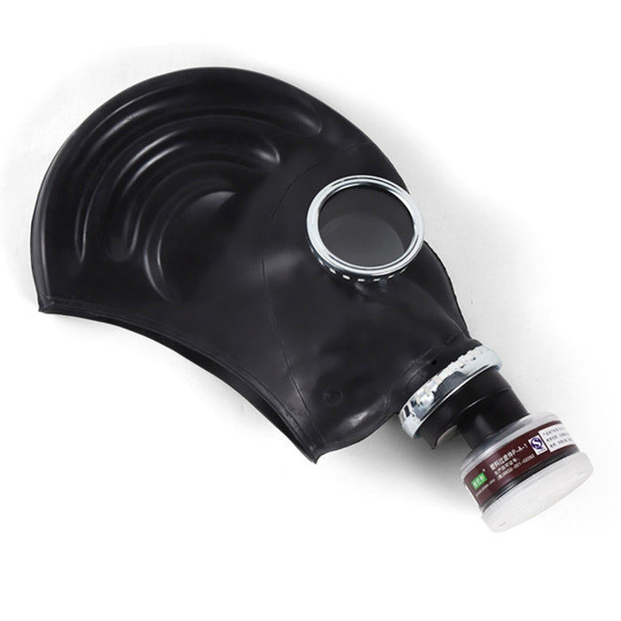 Masque à gaz BDSM avec Filtre BREATH GAME Noir