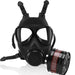Masque à gaz BDSM KOMPLET BREATH Noir