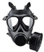 Masque à gaz BDSM KOMPLET BREATH Noir