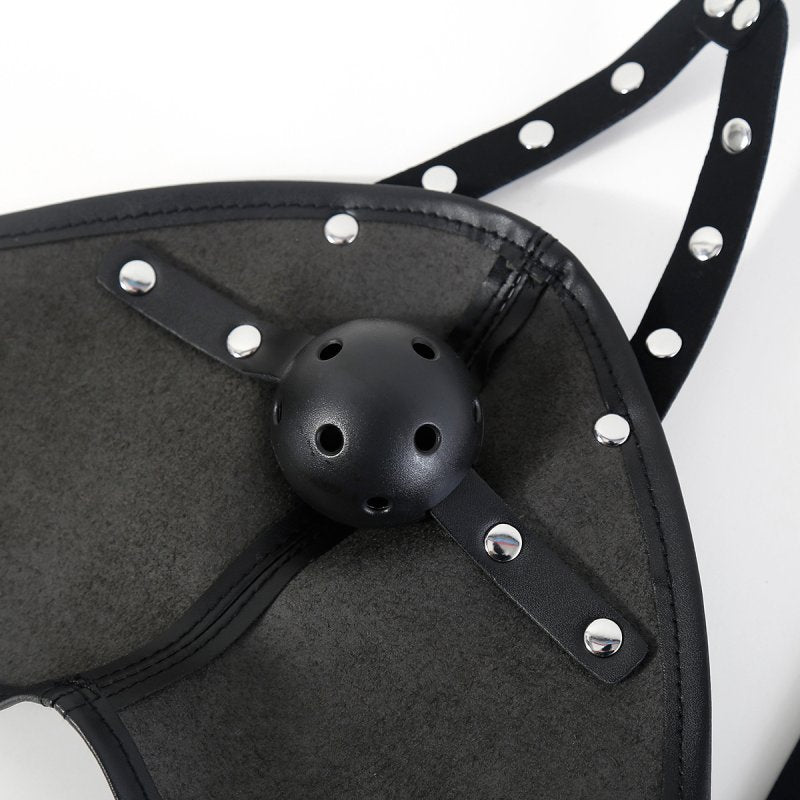 Masque avec Bâillon-Boule Gagown Noir