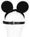 Masque avec Visage Souris Noir