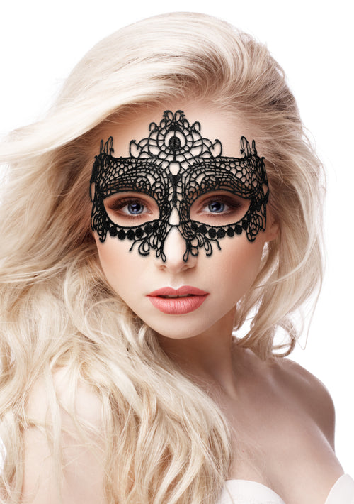 Masque Dentelle Queen Lace Noir