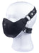 Masque en cuir avec Zip