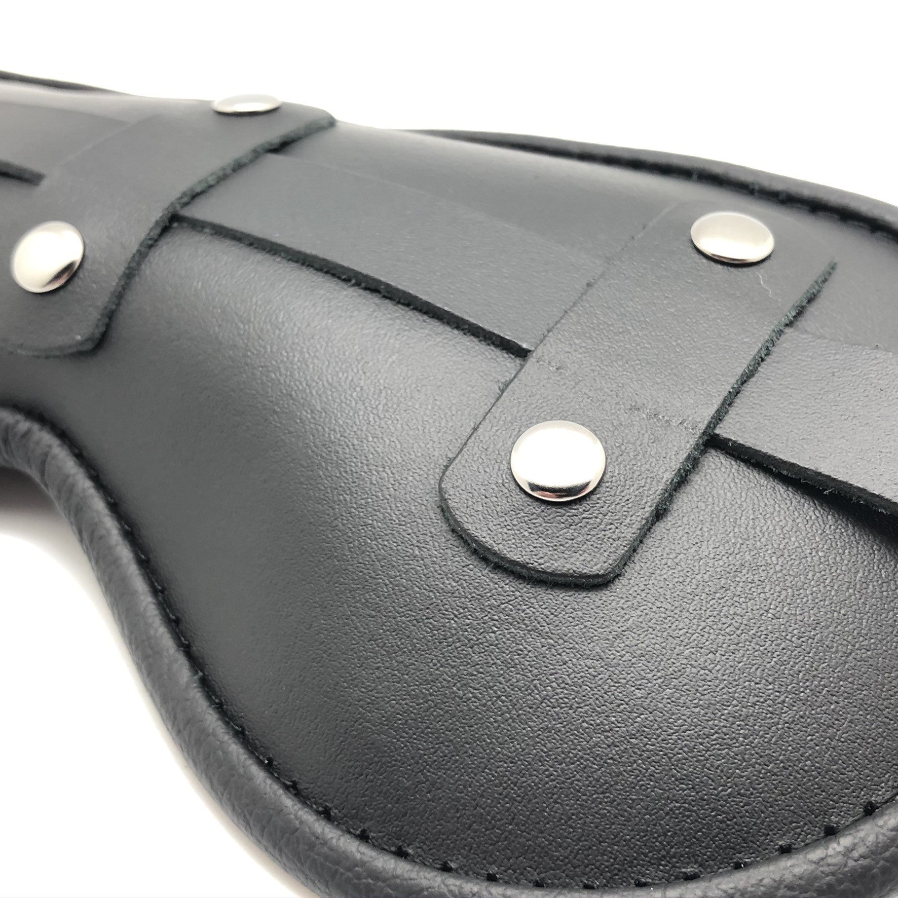 Masque en cuir rembourré Blind Up Noir