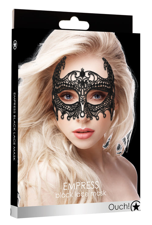 Masque en dentelle Empress Noir