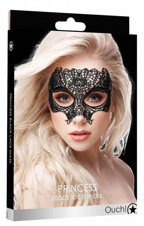 Masque en dentelle Princess Noir