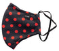 Masque Filtrant C95 MAJOR GENERAL MICHELINHO Noir et Rouge