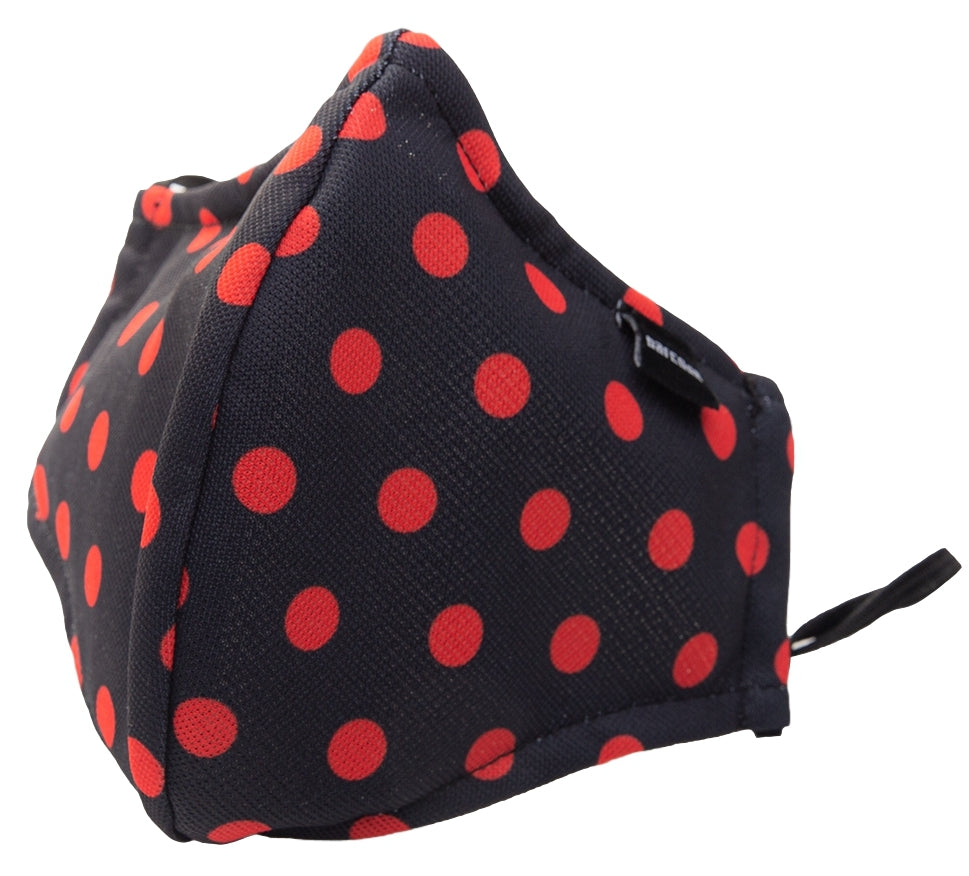 Masque Filtrant C95 MAJOR GENERAL MICHELINHO Noir et Rouge