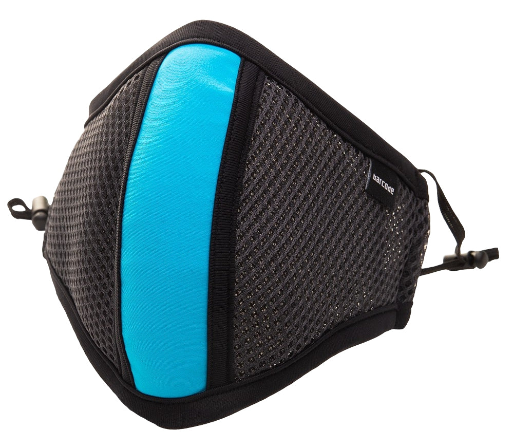 Masque Filtrant D12 LIEUTENANT SKYLE Gris et Bleu