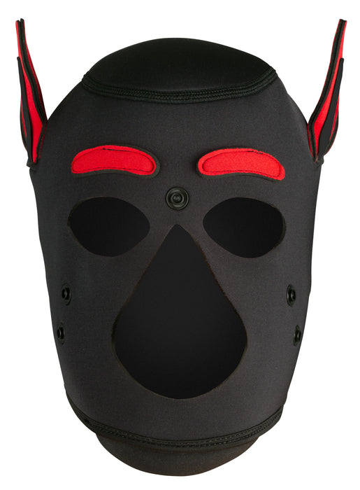 Masque Petty Dog Noir-Rouge