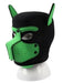 Masque Puppy néoprène Dog On Noir-Vert