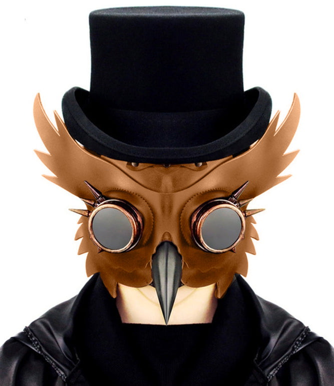Masque STEAMPUNK Hibou