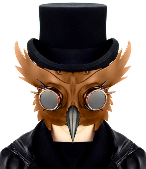 Masque STEAMPUNK Hibou