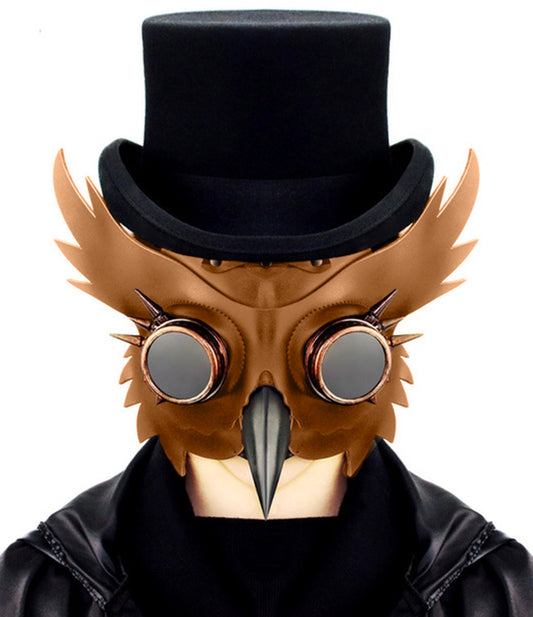 Masque STEAMPUNK Hibou