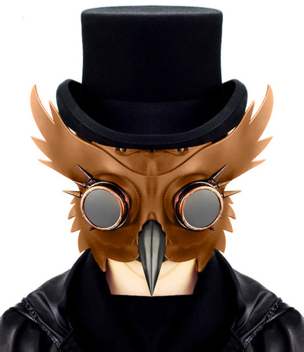 Masque STEAMPUNK Hibou