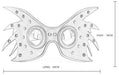 Masque Wingy Noir