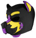 Masque Wolf Gang Noir-Jaune-Violet