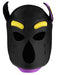 Masque Wolf Gang Noir-Jaune-Violet