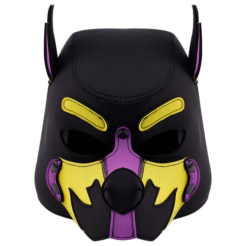 Masque Wolf Gang Noir-Jaune-Violet