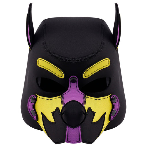 Masque Wolf Gang Noir-Jaune-Violet