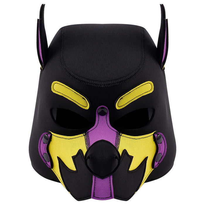 Masque Wolf Gang Noir-Jaune-Violet