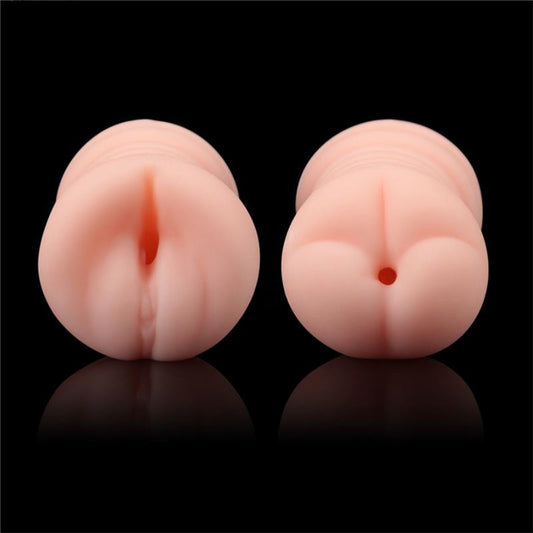 Masturbateur 2 entrées vagin-anus Virgin-skin blowout Rose