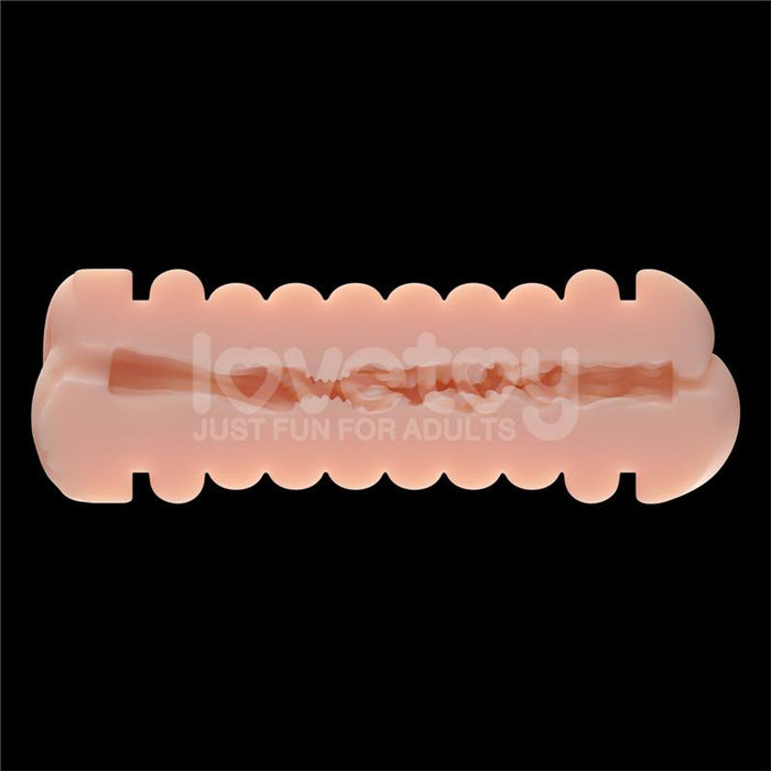 Masturbateur 2 entrées vagin-anus Virgin-skin blowout Rose