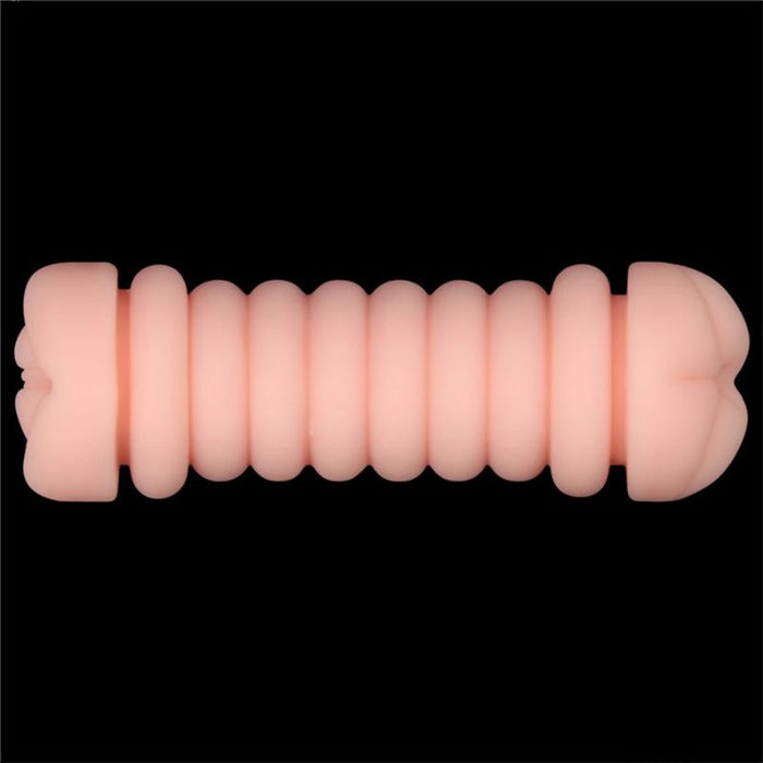 Masturbateur 2 entrées vagin-anus Virgin-skin blowout Rose