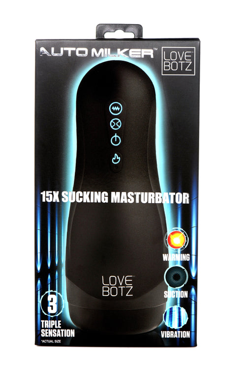 Masturbateur automatique Auto Milker 15 Vibrations
