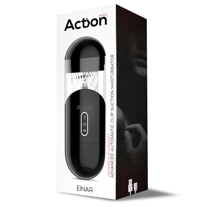 Masturbateur automatique Einar Action 10 Vibrations