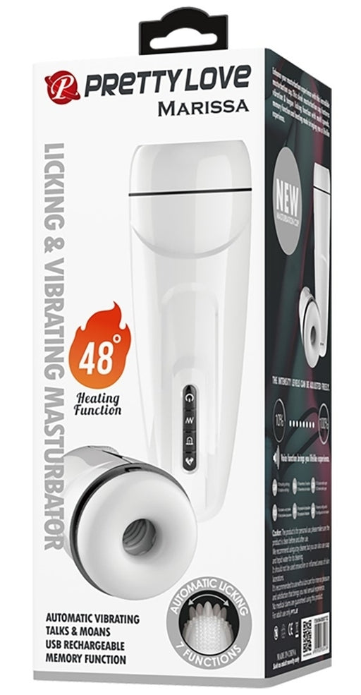 Masturbateur automatique Marissa Pretty Love Licking-Vibration