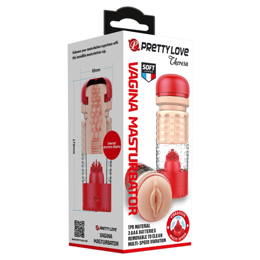 Masturbateur automatique Theresa Pussy Rouge